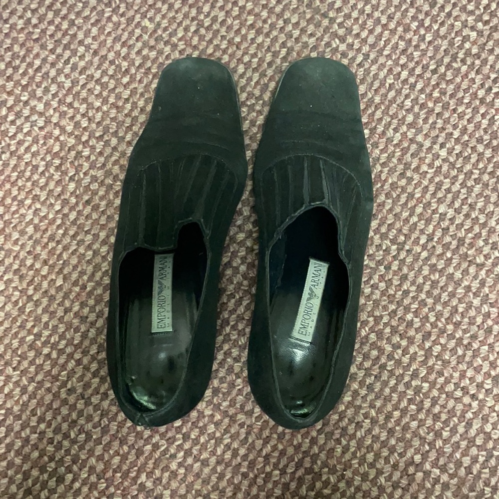 Armani heeled loafers